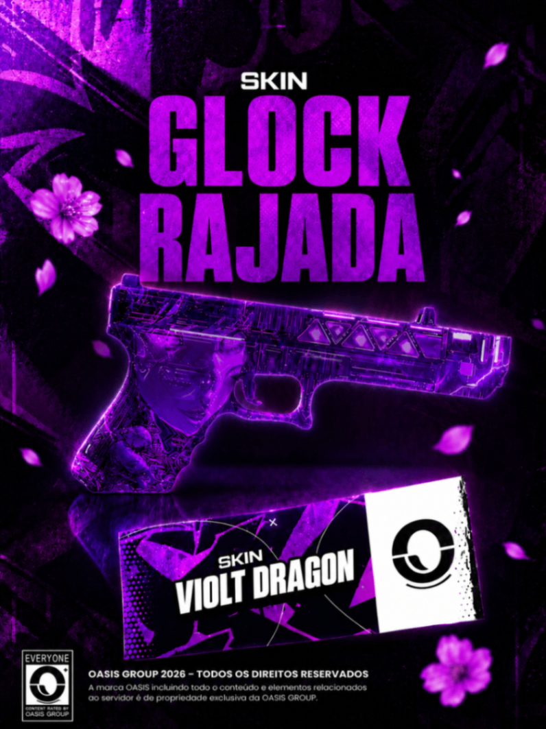 Skin Lendária Violet Dragon