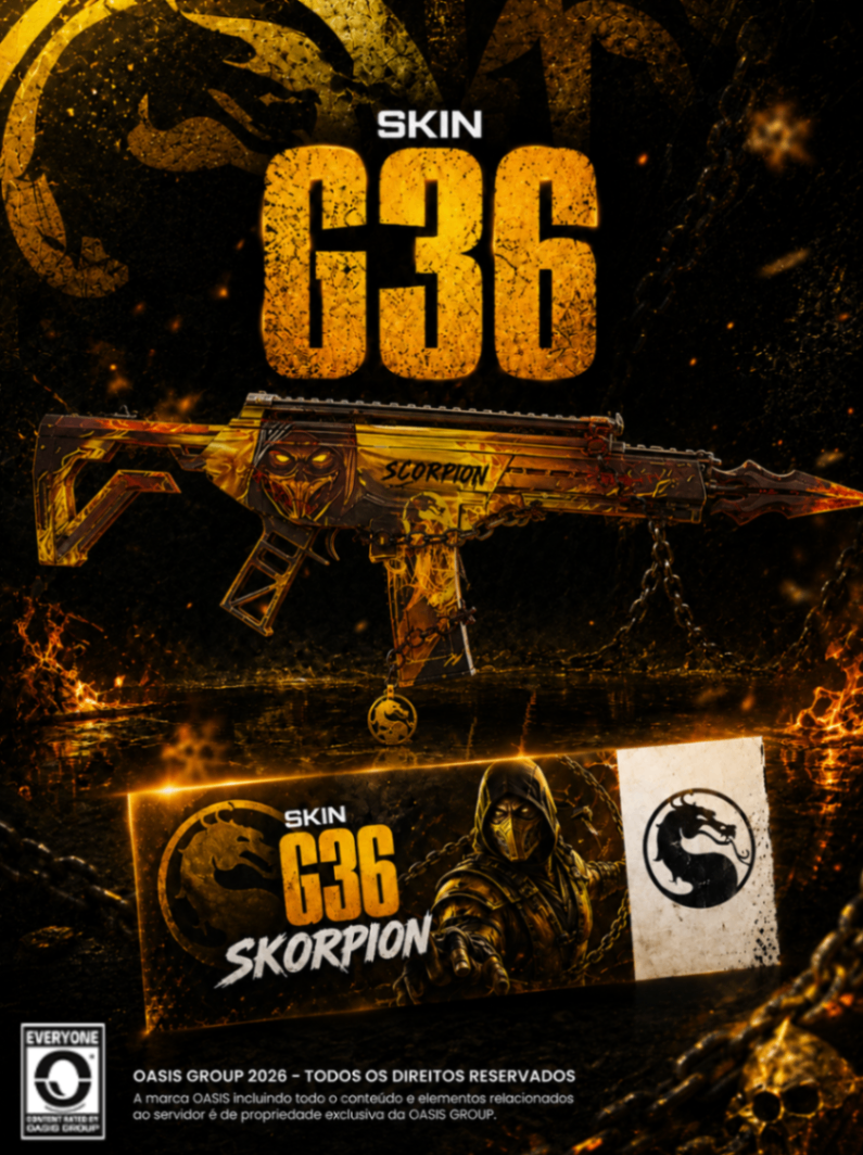 Skin Lendária Skorpion
