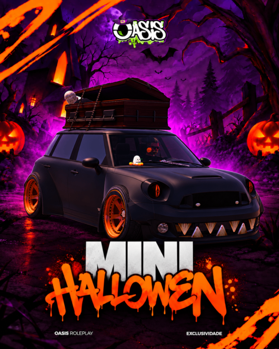 Mini Cooper Halloween