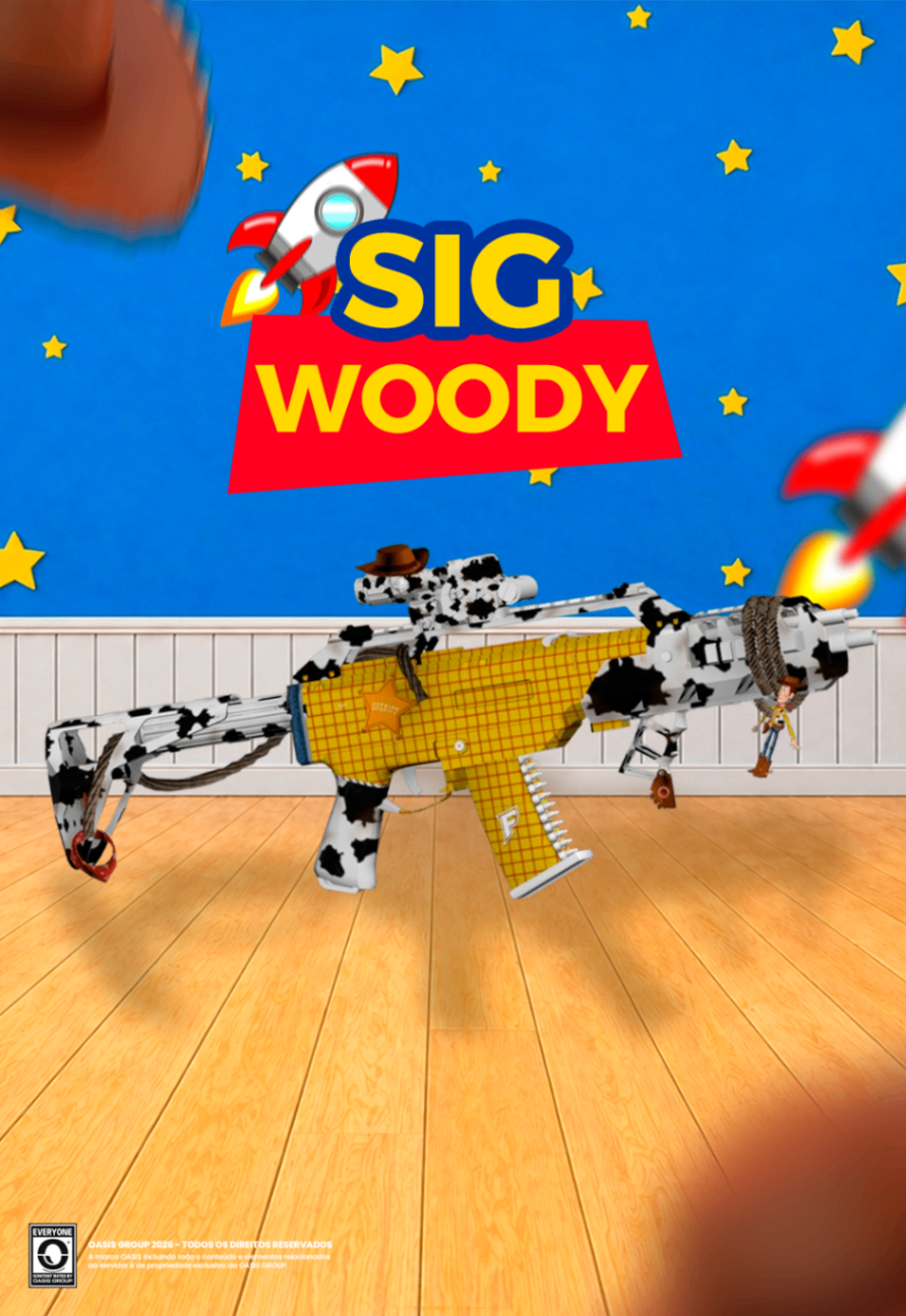 Skin Lendária Woody (Toy Story)