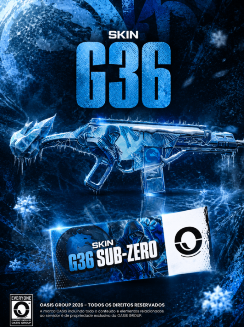 Skin Lendária Sub Zero