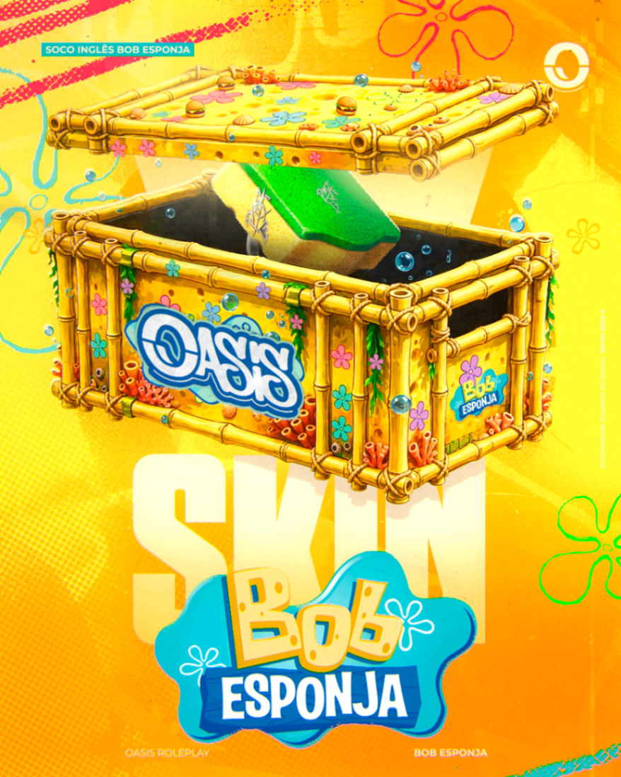 Skin Faca Bob Esponja