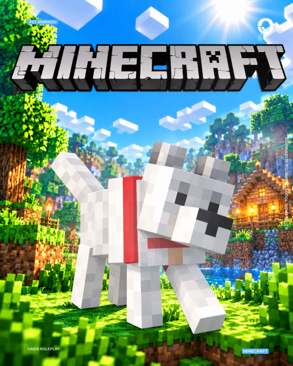 Pet Minecraft Lobo