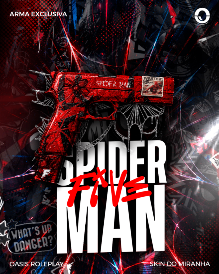 Skin Pistol Spider Man