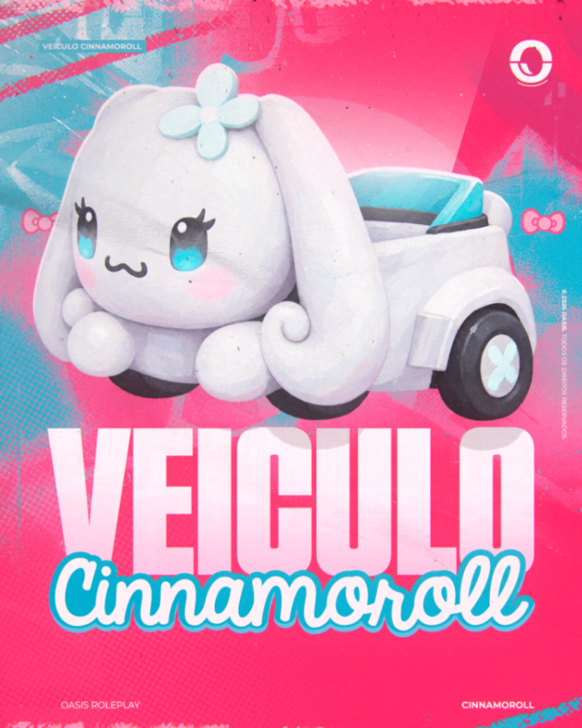 Carrinho Cinnamoroll Baby