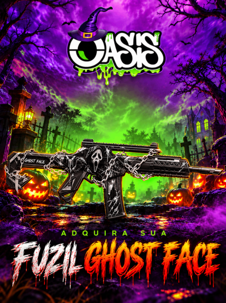 Skin Fuzil Ghost Face