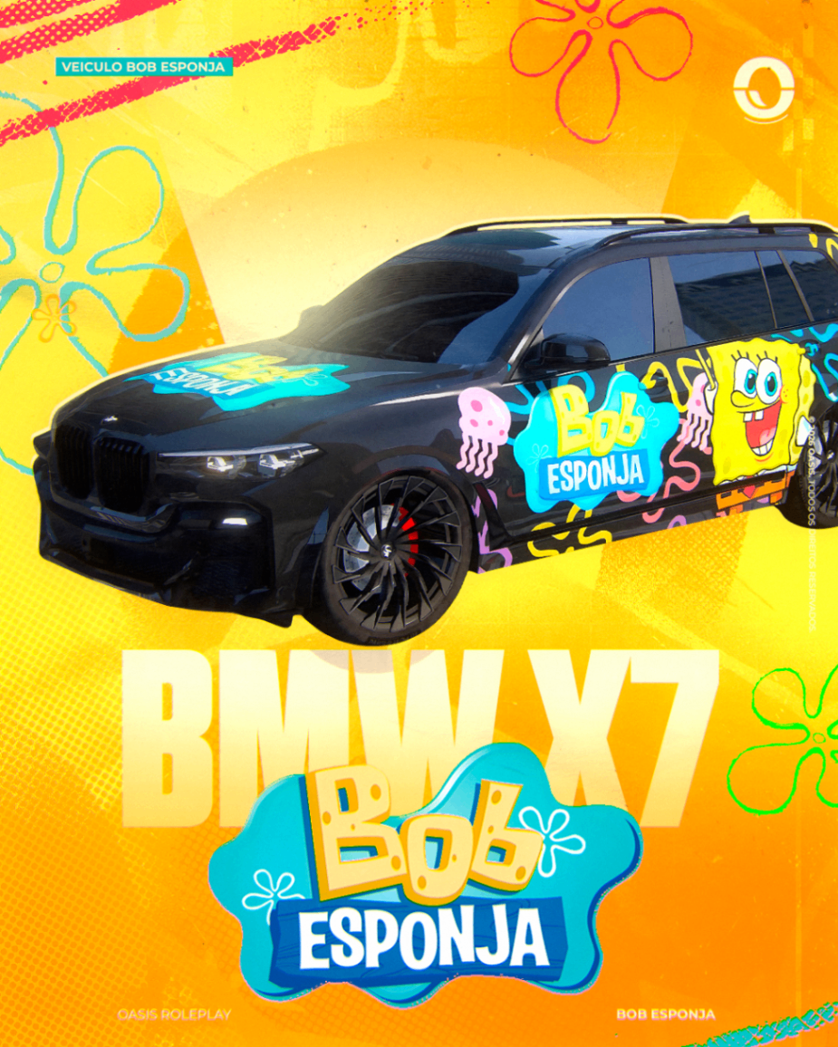 BMW X7 Bob Esponja Baby