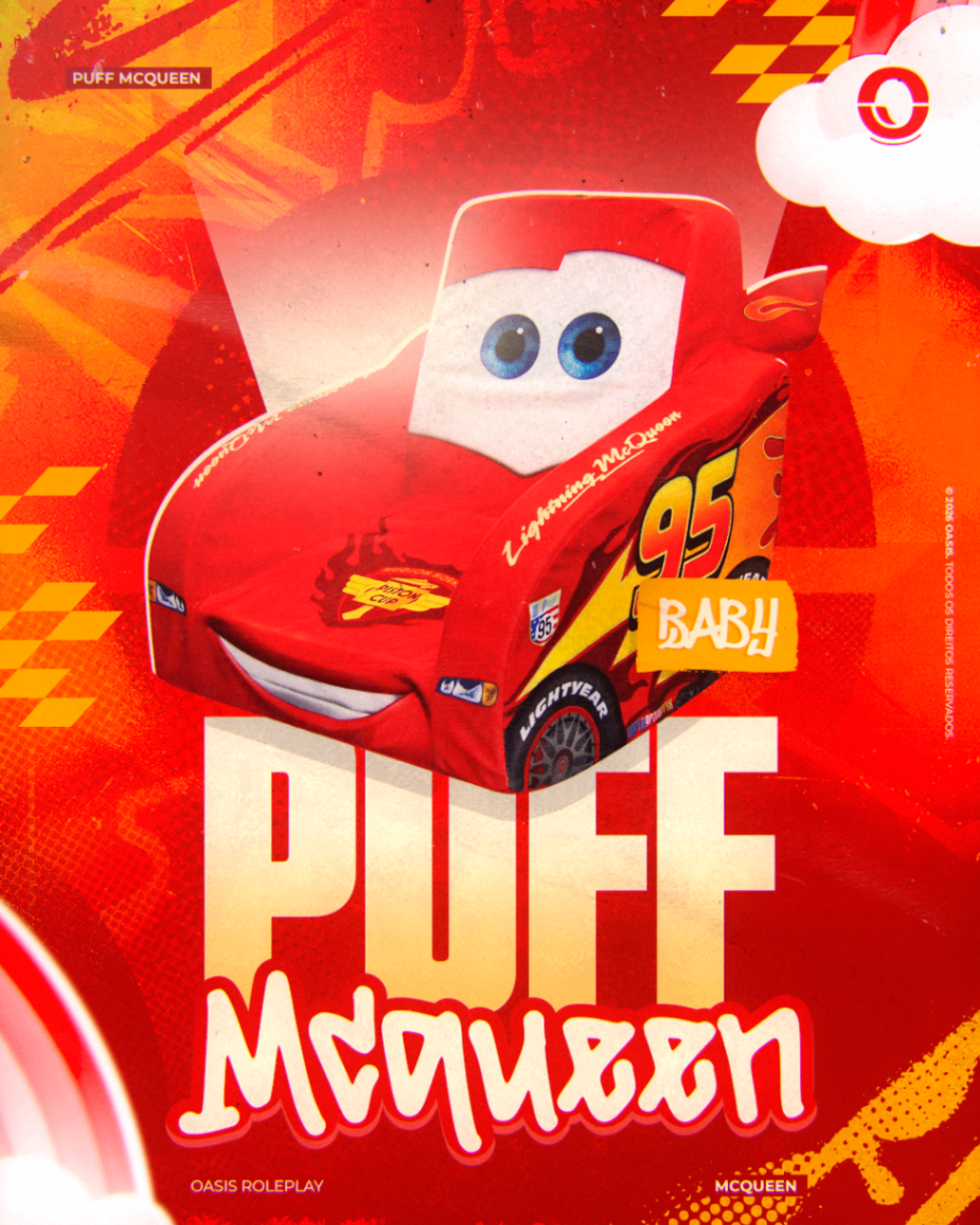 Puff Relampago Mcqueen Baby