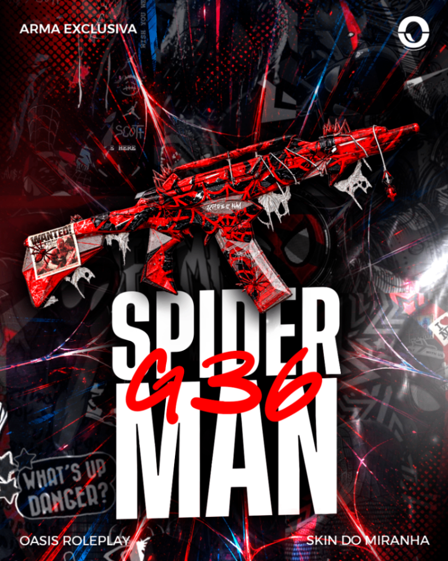 Skin Fuzil Spider Man