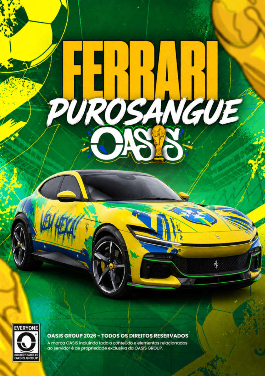 Ferrari Purosangue Brasil (32 Tiros)