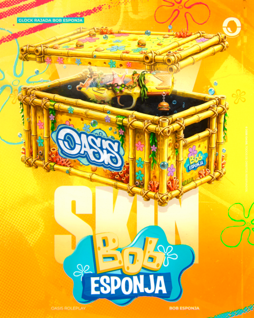 Skin Pistol Bob Esponja